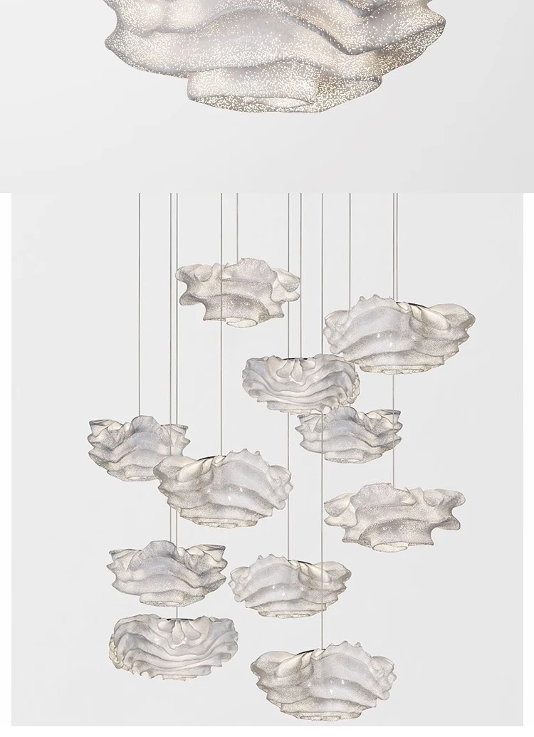 Designer Chrom Kronleuchter Nordic Nevo Pendel leuchte für Wohnzimmer Schlafzimmer Küche Restaurant Aluminium LED Silber Pendel leuchte – Detail 17