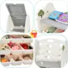 Toy Storage Organizer with Kids Bookshelf, Toy Organizer with 17 Bins and 5-Tier Bookshelf for Kids Bedroom Playroom 6