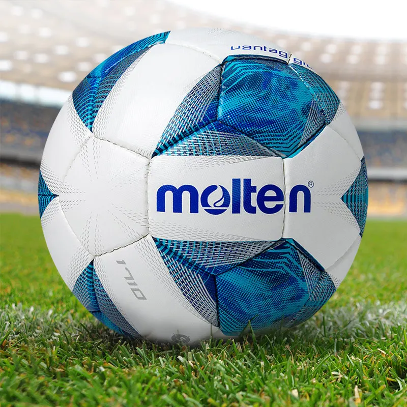 Molten Soccer Balls Hand-stitched PVC Material Original Size 5/4 Football Wear-resistant Outdoor Training Competition Match Ball