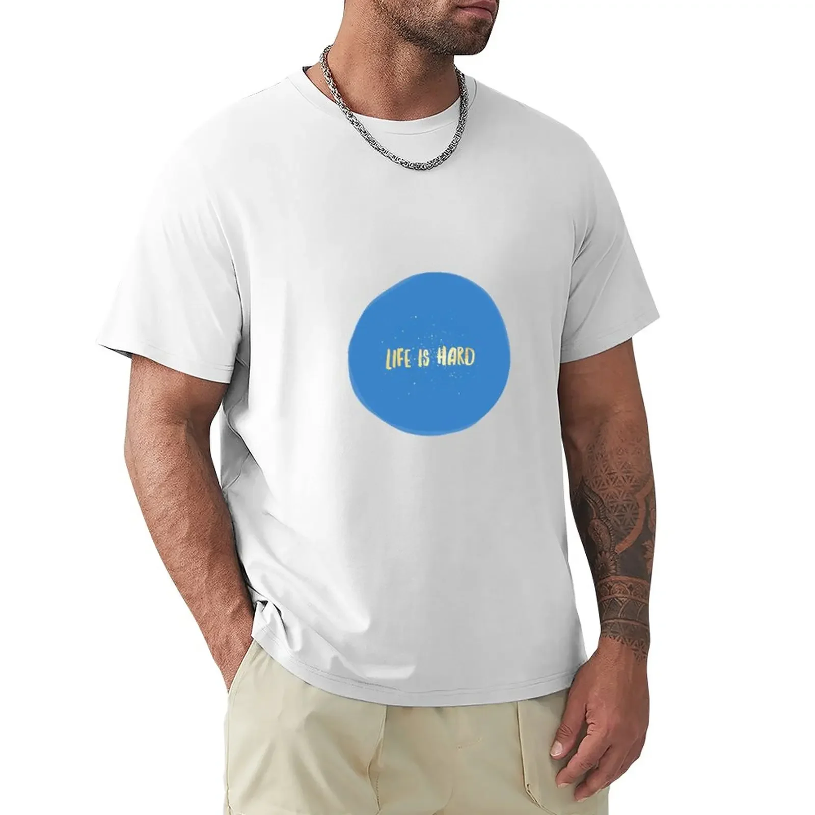 

Life is hard T-Shirt plus sizes heavyweights mens clothes