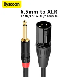 Premium XLR to 6.5mm Balanced Audio Cable for Microphone and Amplifier Connections