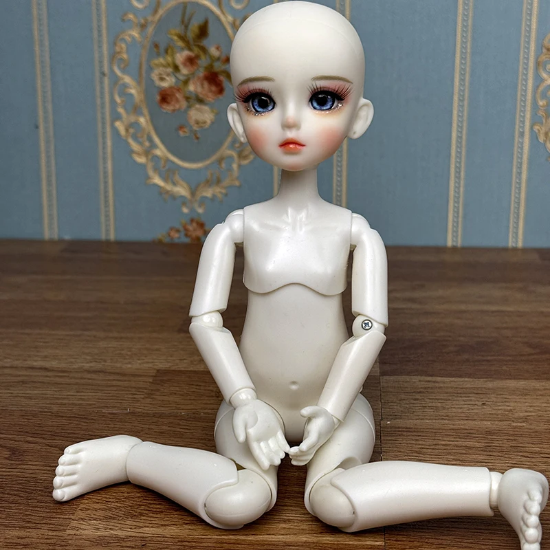 White / Nude Skin 1/6 Bjd Doll Mechanical Joint Body 30cm Practice Makeup Doll Kids Girls Doll Toy Gift 5