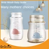 Dr.Green  Wide Mouth Baby Bottle body Inverted Bottle Body Glass/PPSU material 150mL/240mL/300mL High temperature resistant 1