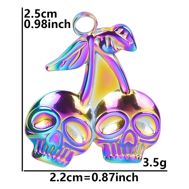 Stainless Steel Pendants Charm Unusual Set 5pcs 43
