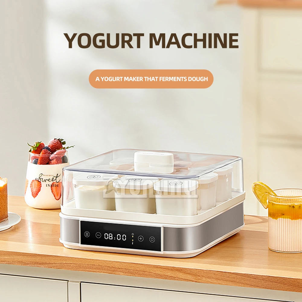 Household Yogurt Maker Cooker Fully Automatic Yogurt Machine Large Capacity Milk Fermentation Machine