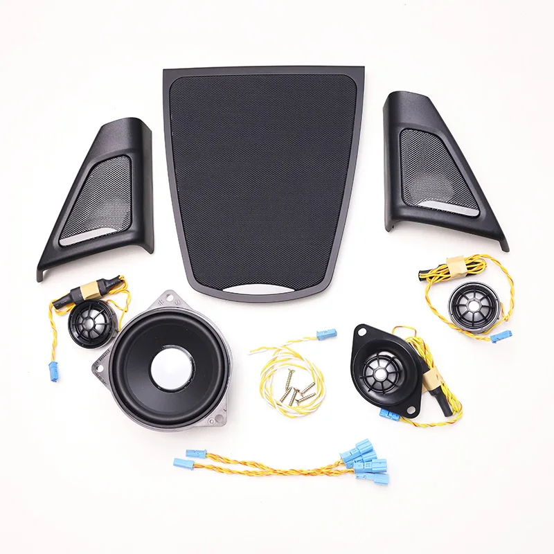 Stereo Speaker Tweeter Audio Speakers Kit Midrange Speakers Car For BMW F10 F11 5 Series Front Door Hi-Fi Audio Head Treble Horn Tweeter Subwoofer Speakers Music Cover Accessories