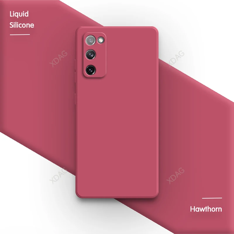 Sleek Soft Liquid Silicone Phone Case - Plain Candy Color Back Cover