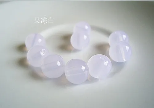 Vibrant Acrylic Round Perforated Loose Spacer Beads for DIY Crafting and Fashion Accessories