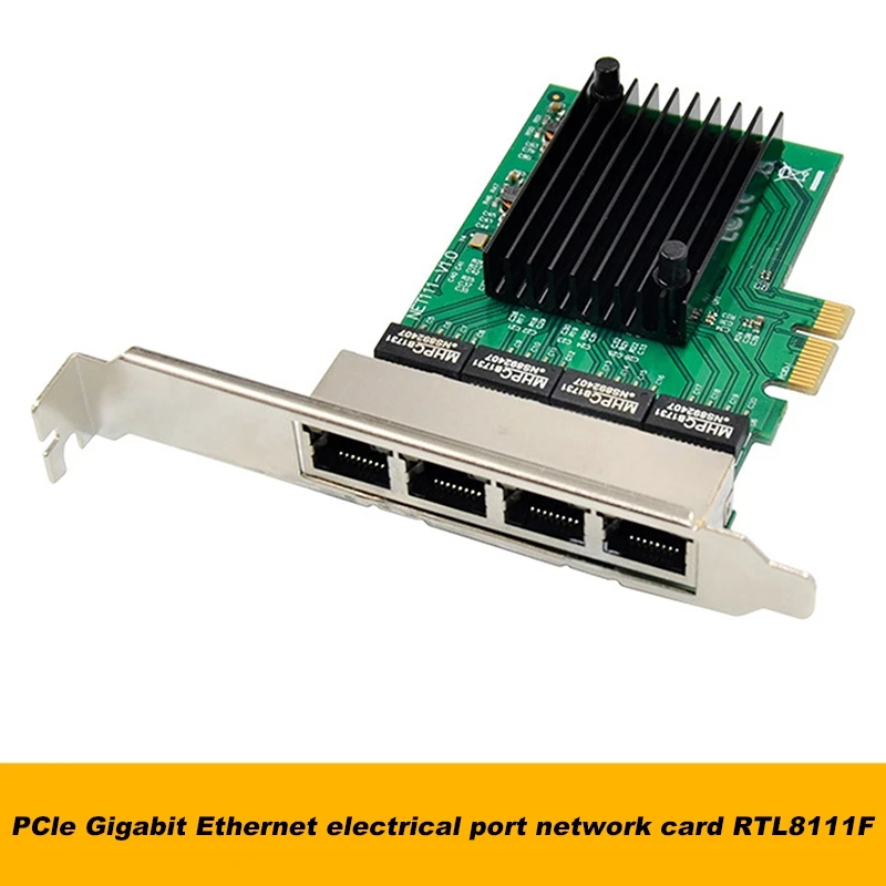 Pci E X1 Gigabit Network Card Pci Express 4 Port Network Card Rtl8111f Lan