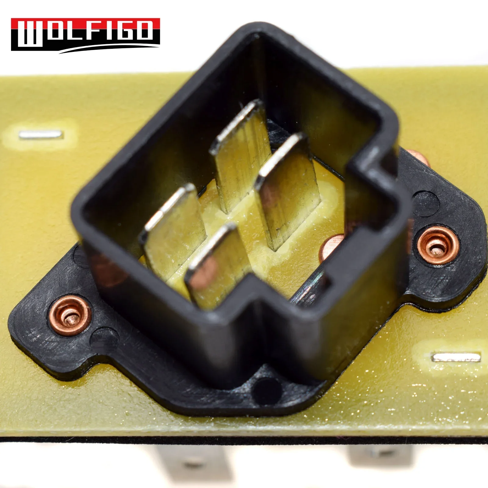 HVAC Heater Blower Motor Resistor W/ Plug for Ford F-150 F-250 F-350 Super Duty 97-04 Pickup 4L3Z19A706AA,EC0161B15,F4ZZ19A706A