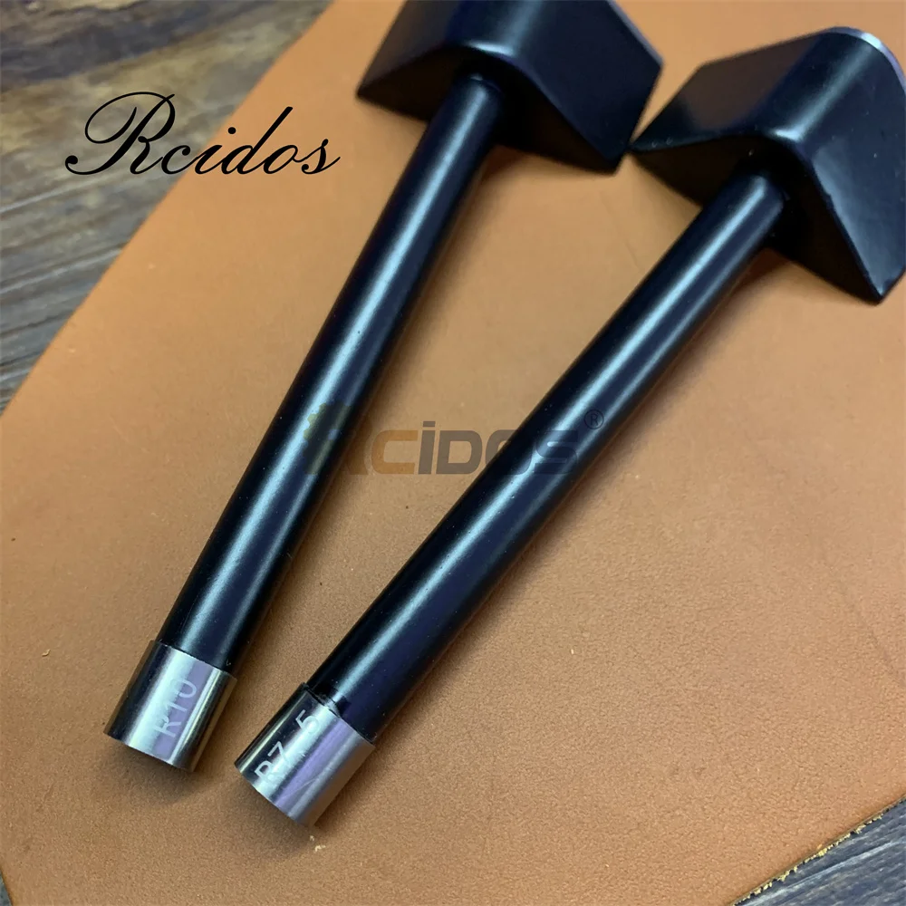 R7.5/R10 DIY 가죽 코너 트리머, RCIDOS 수동 벨트 라운드 커터 펀치, 코너 반경 7.5/10mm 가죽 필렛, 일본 블레이드
