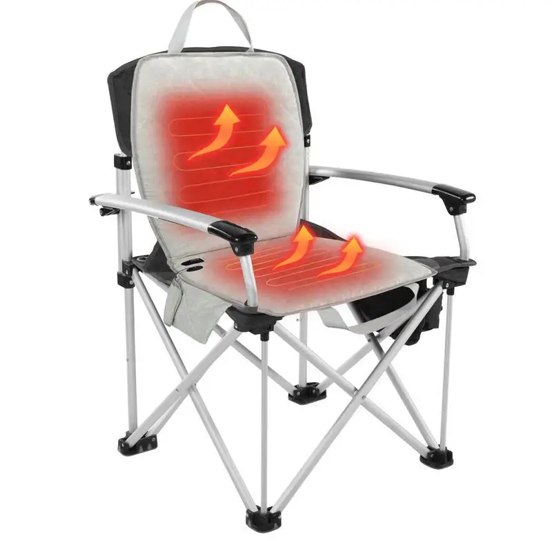 

Подушка для сиденья с подогревом, складной подогреватель сиденья с электрическим подогревом, интеллектуальный контроль температуры, уличный стул, подогреватель для кемпинга