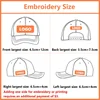 Custom Logo Embroidery 5Panel Mesh Hat Color Blocked Hat for Men and Women Baseball Cap Wholesale DIY Design Print Sunshade Hats 2