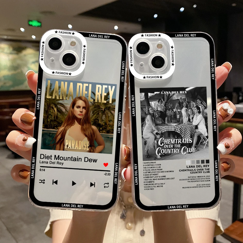 Lana del rey Sänger Kraft Poster Handy hülle für iPhone 11 12 13 14 Pro Max Mini 7 8 plus xs x xr Fall Fundas für iPhone 13 Abdeckung