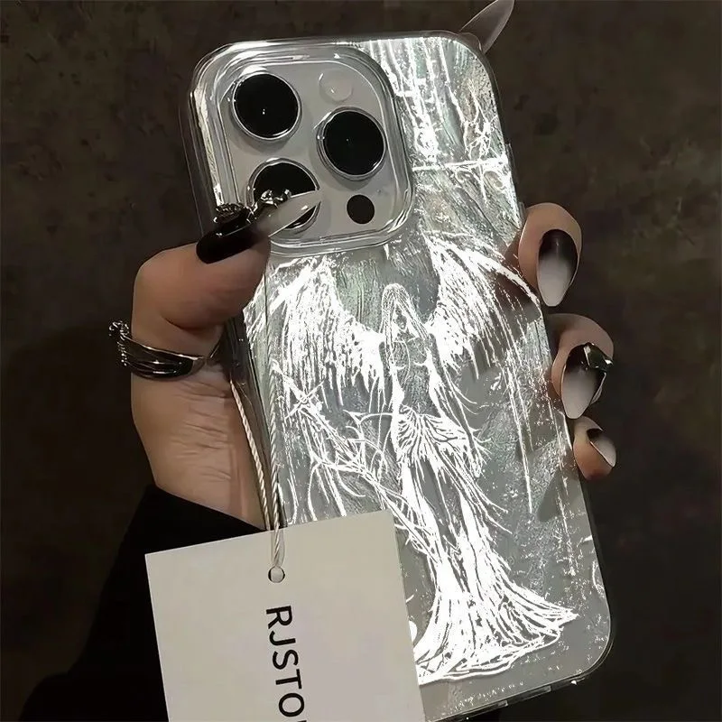 Gothic Style Sculpture Phone Case - Artistic Protective Cover