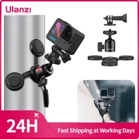 Ulanzi GO-001 Magnetic Mount for Action Cameras Smartphones Flexible Mount for Gopro Insta 360 with 1/4'' Screw Gopro Adapter 1