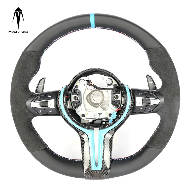 

For 1 2 3 4 5 6 7 Series x1 x3 x4 x5 x6 Series M Series e90 e92 e93 e70 e71 Full Leather Custom Steering Wheel