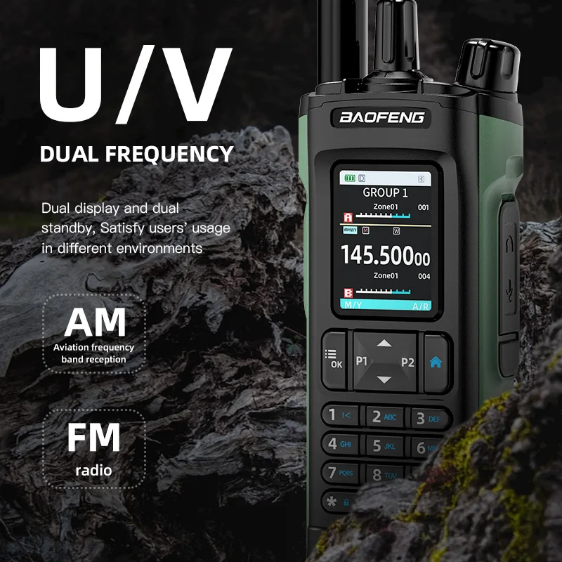 New BAOFENG DM32 Walkie Talkie DMR GPS 10W   Programming Multi Band Wireless Copy Frequency Type-C UV32 Ham 2 Way Ra 4