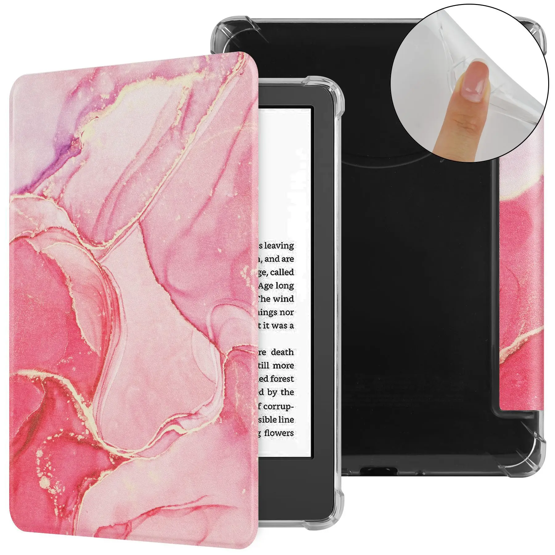 Geeignet für Kindle Paperwhite 12. Generation 7-Zoll 2024 Modell, transparente weiche TPU-Schutzhülle – Detail 17