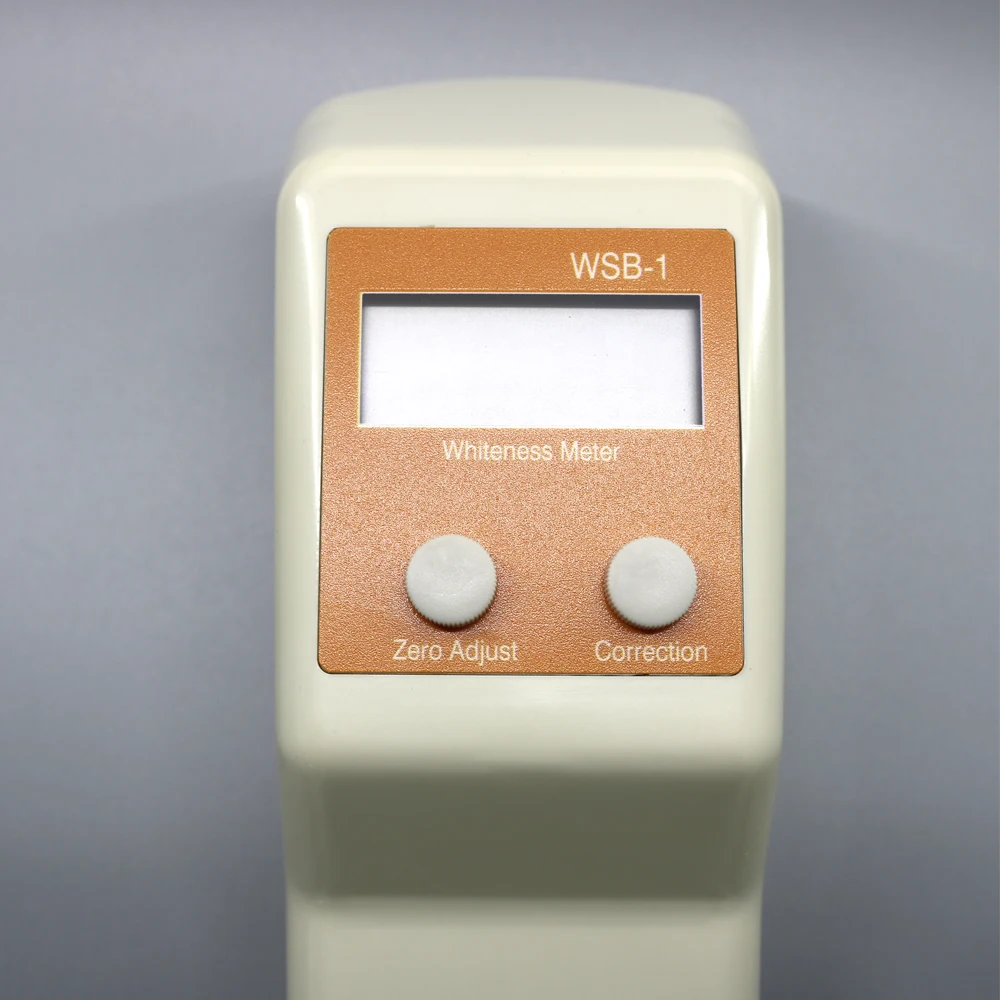 WSB-1 Handheld Digital Whiteness Meter Glossmeters Adopting big-screen highly transparent LCD display