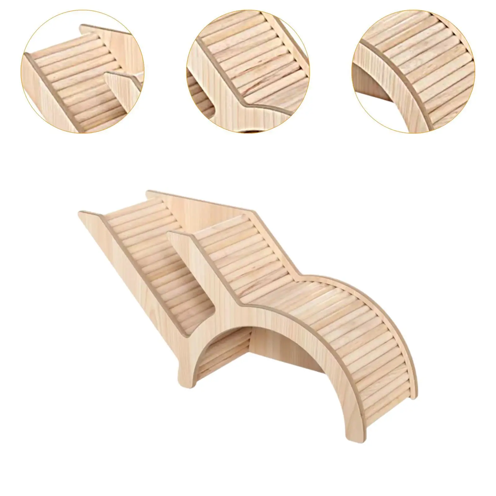 Wooden Hamster House,Hamster Hideout,Small Pet Castle Home,Wood Small Animal