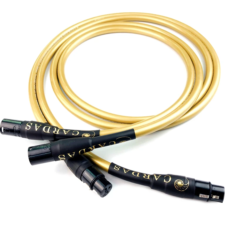 Cardas Hexlink Golden 5c Xlr Balance Cable Gold Plated Xlr Male To