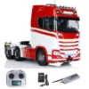 Toys 1/14 770S RC Tractor Truck 6x6 Metal Chassis Light Sound Smoke 3-speed TOUCAN Painted Finished Smoke Controlled Car Vehicle 3