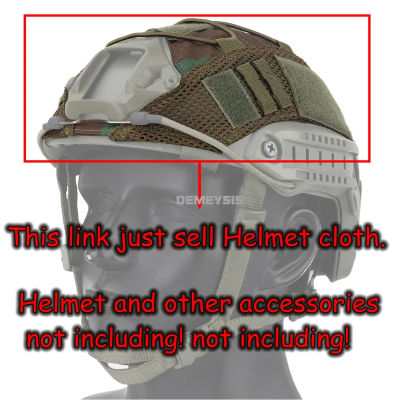 Tactical Fast Helmet Cover Scratch Resistant Shooting Hunting Sports Military Helmet Camouflage Cover for Fast MH PJ BJ Helmet