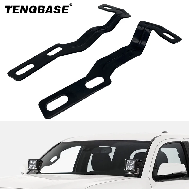 

Car Accsesories Engine Hood Hinge Ditch LED Light Mounting Brackets For Toyota Tacoma 2016-2020