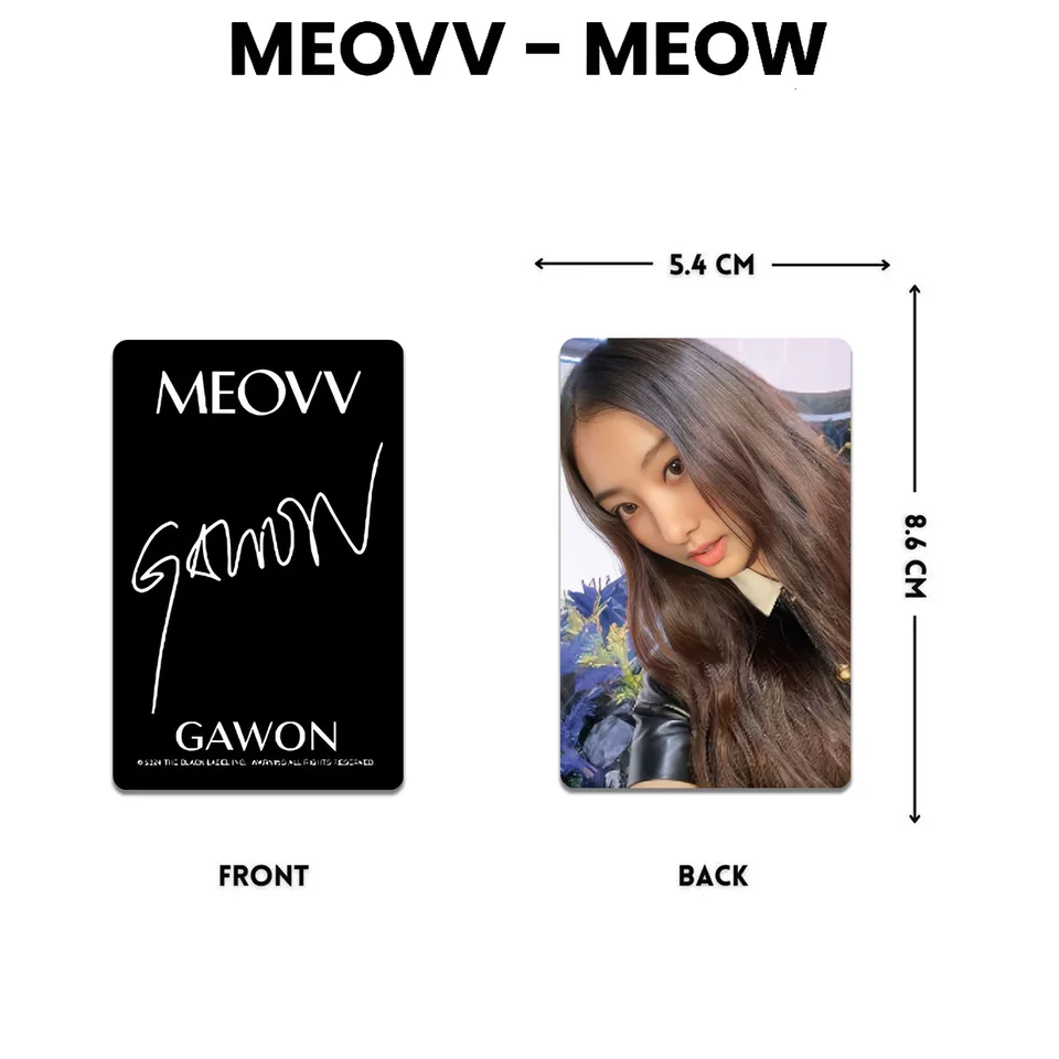 KPOP MEOVV Album MEOW Photocards BROADCAST Single Special Cards