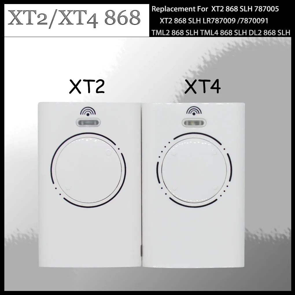 Пульт дистанционного управления для гаражных дверей XT2 XT4 868 SLH LR, совместим с частотой 868 МГц, XT2 XT4 868 SLH, XT2 XT4 868 SLH LR