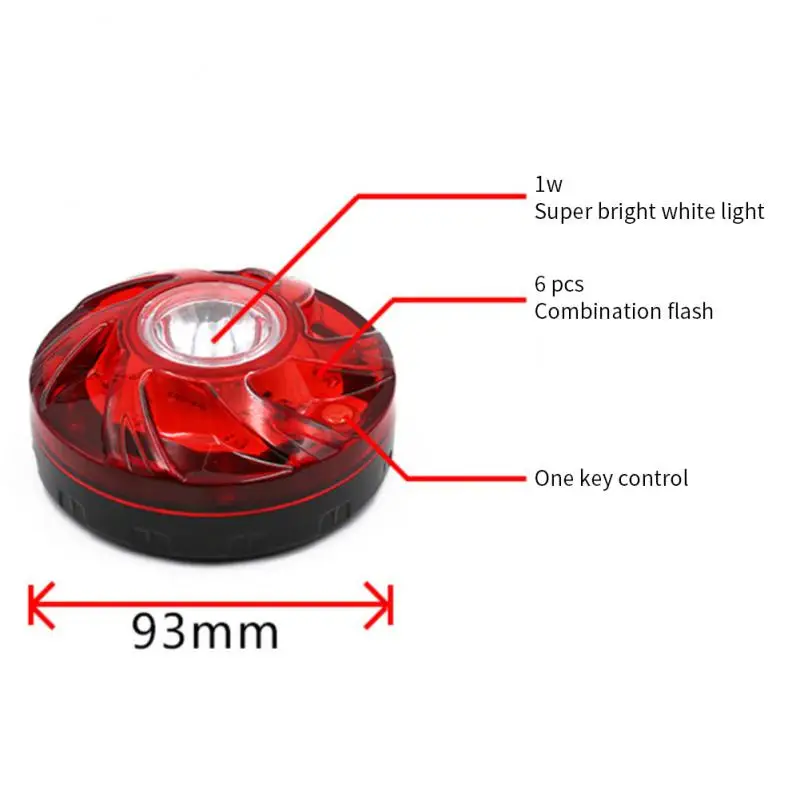 

Car Strobe Warning Light Highlight Emergency Strobe Light Roadside Safety Flashing Lamp Warning Lantern Auto Accessorie