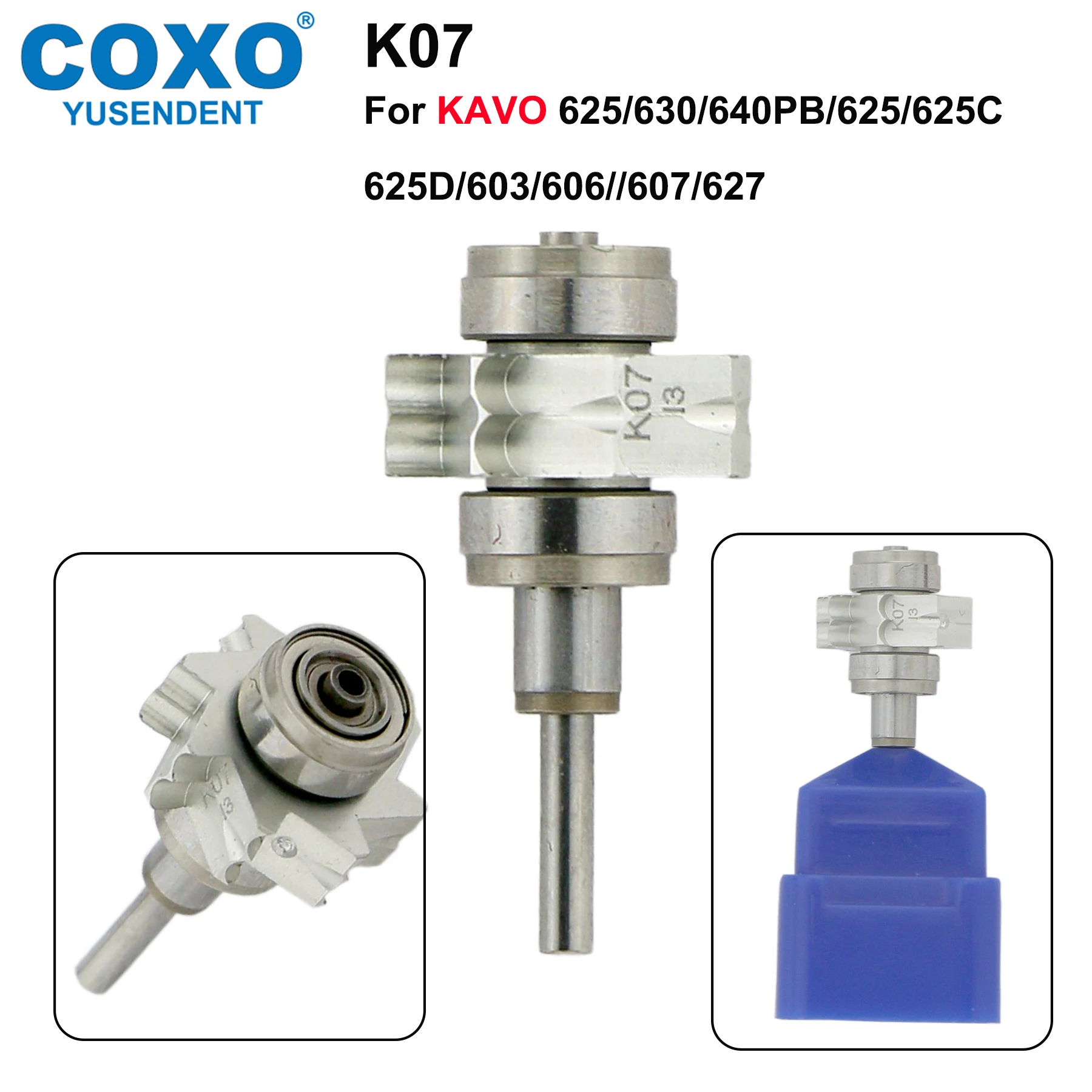 Dental Turbine Cartridge Air Rotor Fit KAVO 625/630 640PB/625/625C 625D/603/606/ 607/627 High Speed Handpiece Accessories