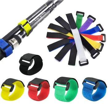 Fishing Rod Hook & Loop Tie Straps 1
