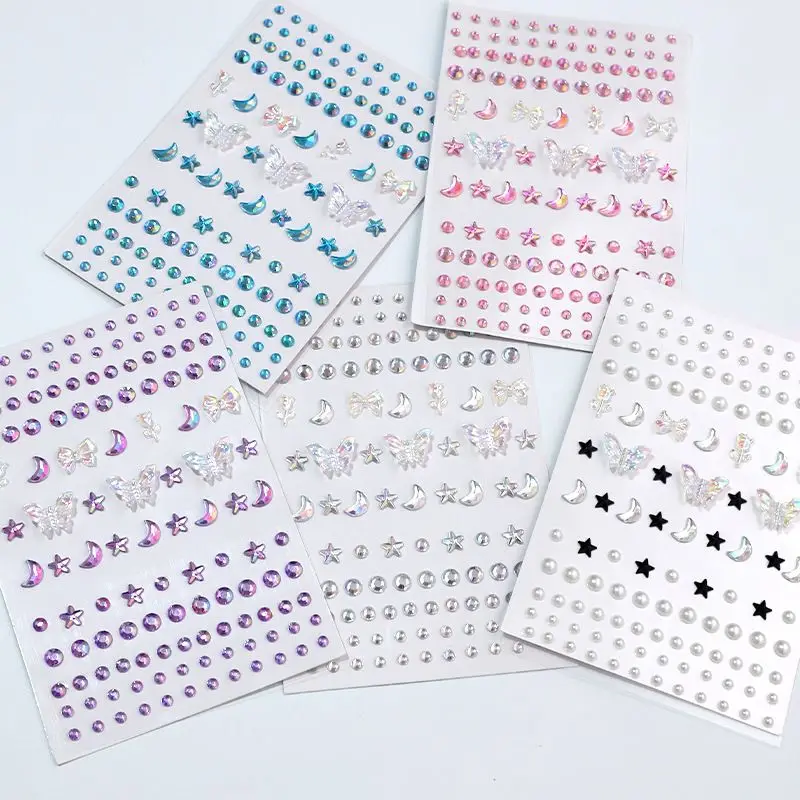 Acrylic 3D Butterfly Fake Tattoos Stickers for Party Makeup