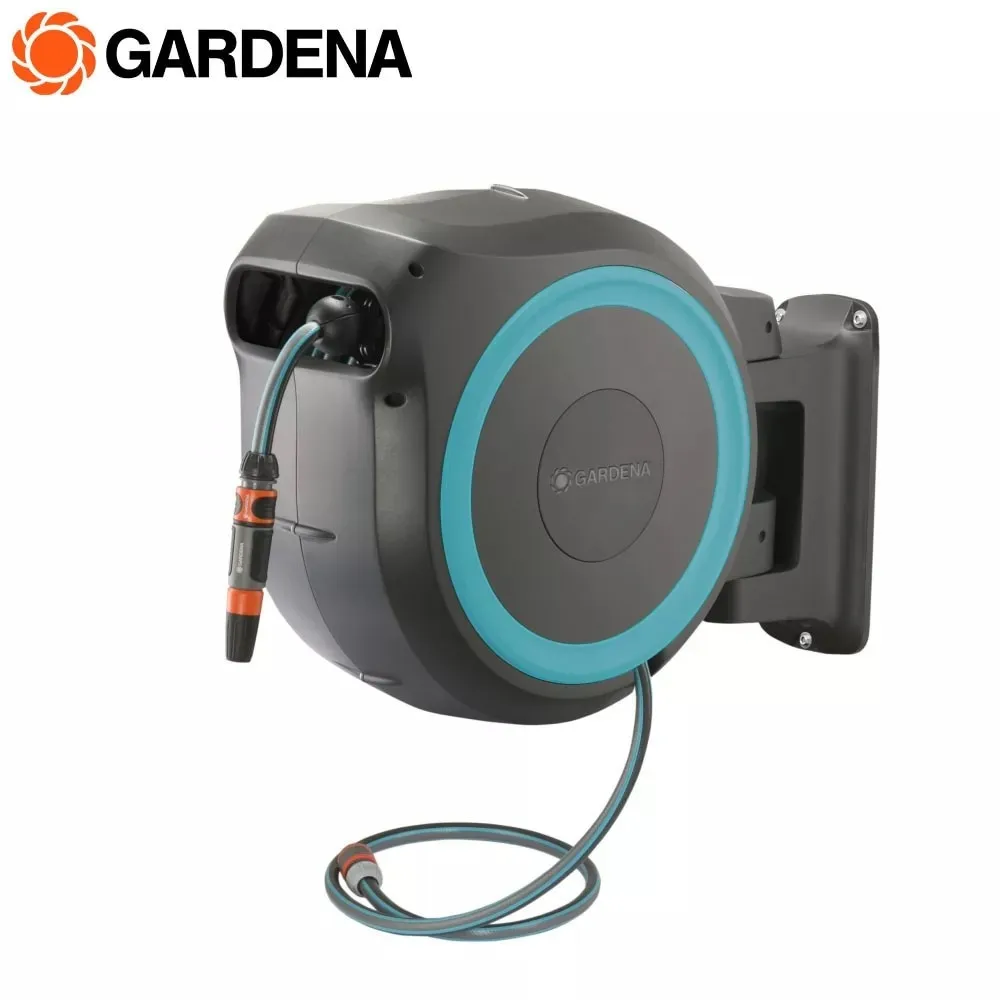 Wallmounted Automatic Hose Reel Gardena Rollup L (blue) 1862520.000.
