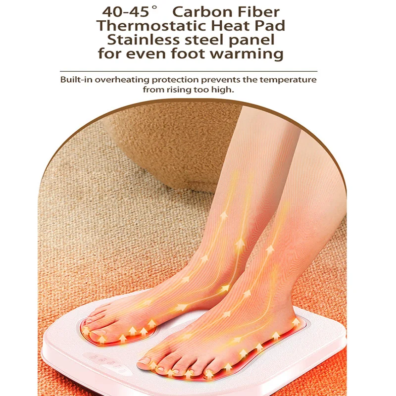 Electric Vibration Foot Leg Trainer with Heat for Circulation
