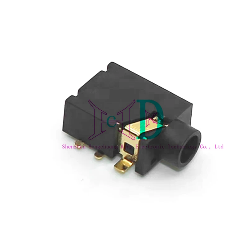 PJ-365 3.5 이어폰 잭, 마이크로 USB 소켓 스위치용 잭, 5 핀 패스터 2 고정 핀 직경 3.5mm, 10 개