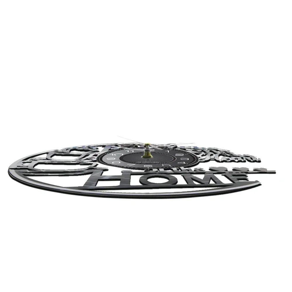 Kitchen Heart Vinyl Wall Clock – Silent Modern Decor 4