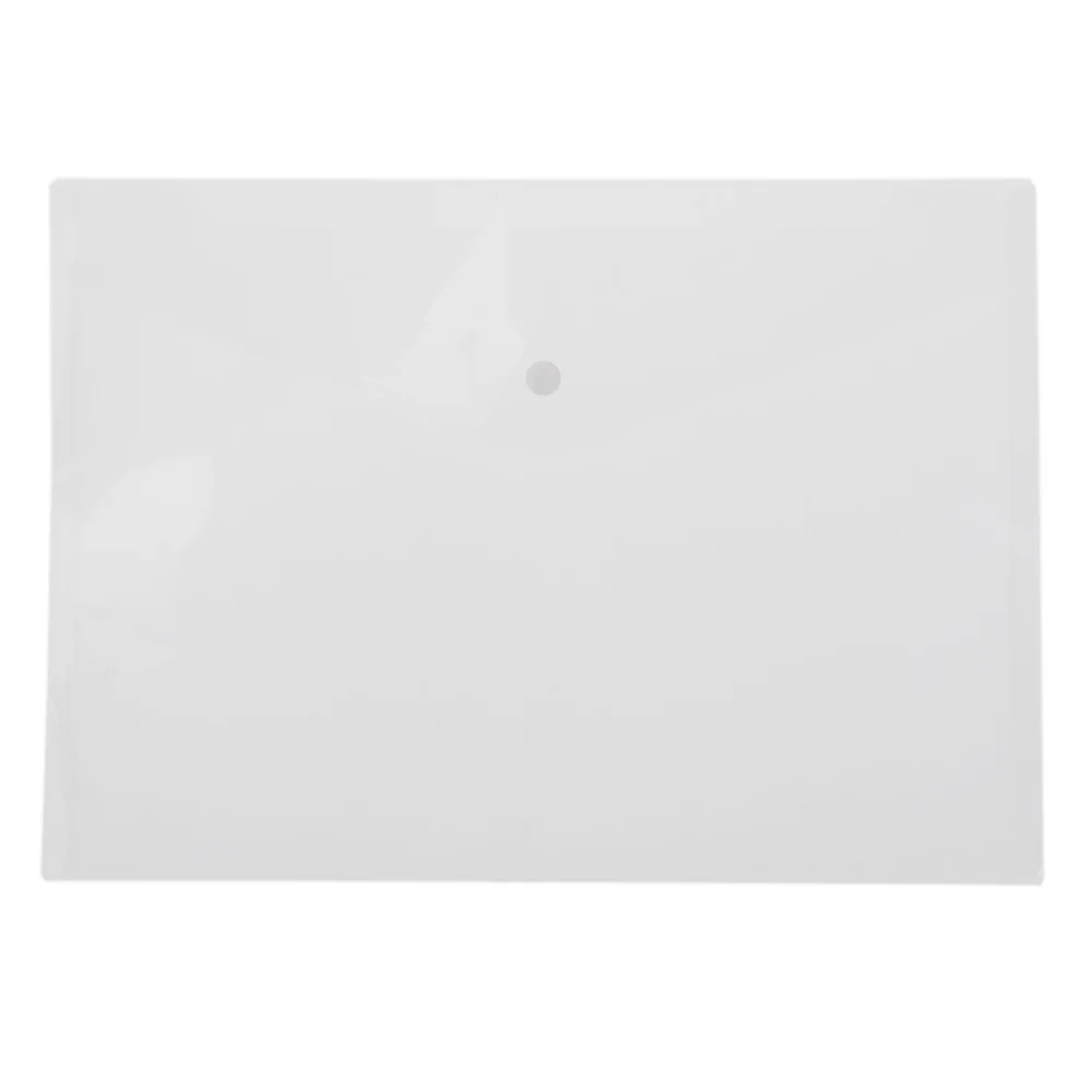 1Pcs Plastic Envelopes Premium Quality Clear Document Folders Transparent Project Envelope Folders