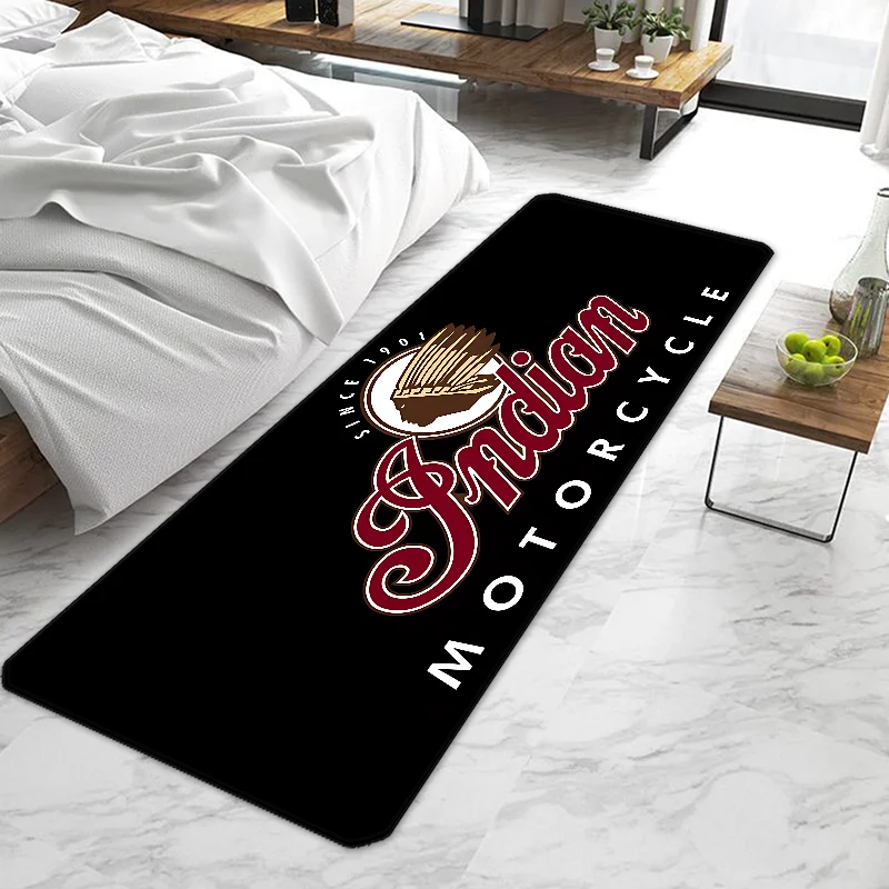 

I-indians Motorcycle Door Mat Entrance Doormat Non-slip Washable Kitchen Carpet Living Room Hallway Rugs Door Mats Bathroom Bath