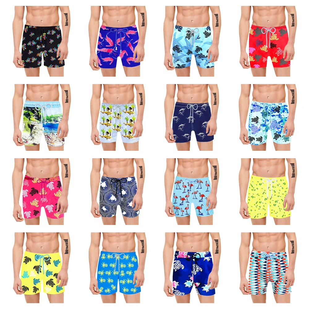 Free Shipping 2024 Original Brand Brevilepullquin Swimwear Men Turtles Swimtrunks Vile Beach Boardshorts 100% Quick Dry M-XXXL