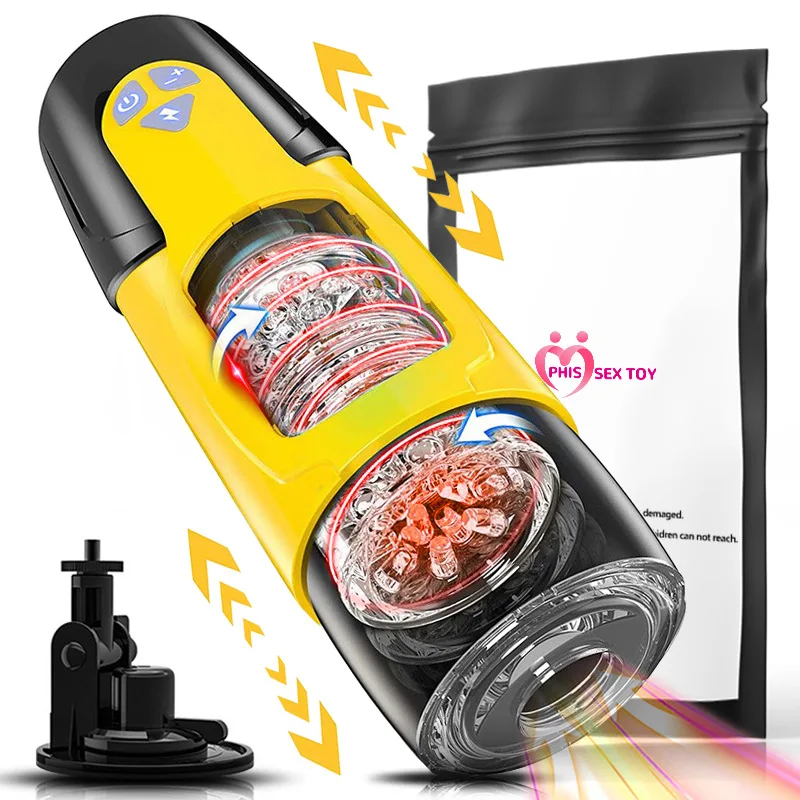 Electric Vibration Pocket Pussy Interactive Masturbator Toy_voghion.com