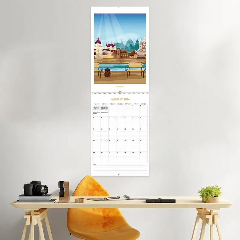 Wall Calendars Monthly Calendar Planner Aesthetic Scheduling Tool With Clear Visibility Funny Design For Apartment Home Bedroom