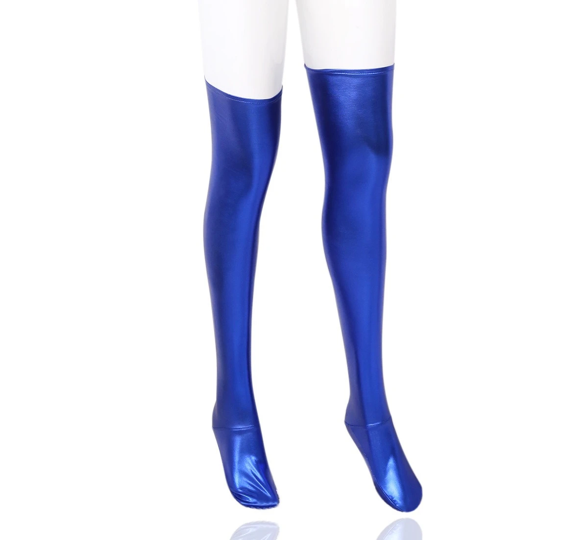 Adult Fun Lacquer Elastic Socks Couple Flirting Female SM Bondage Glued Long Socks