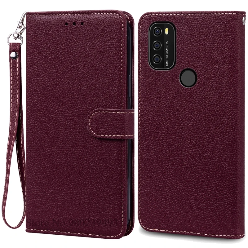 Blackview A70 Soft Silicone Flip Wallet Leather Case with Bumper Protection