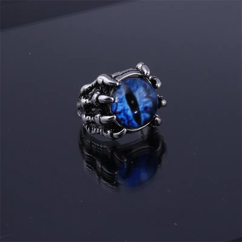 Vintage Gothic Men's Punk Evil Eye Rings For Men Women