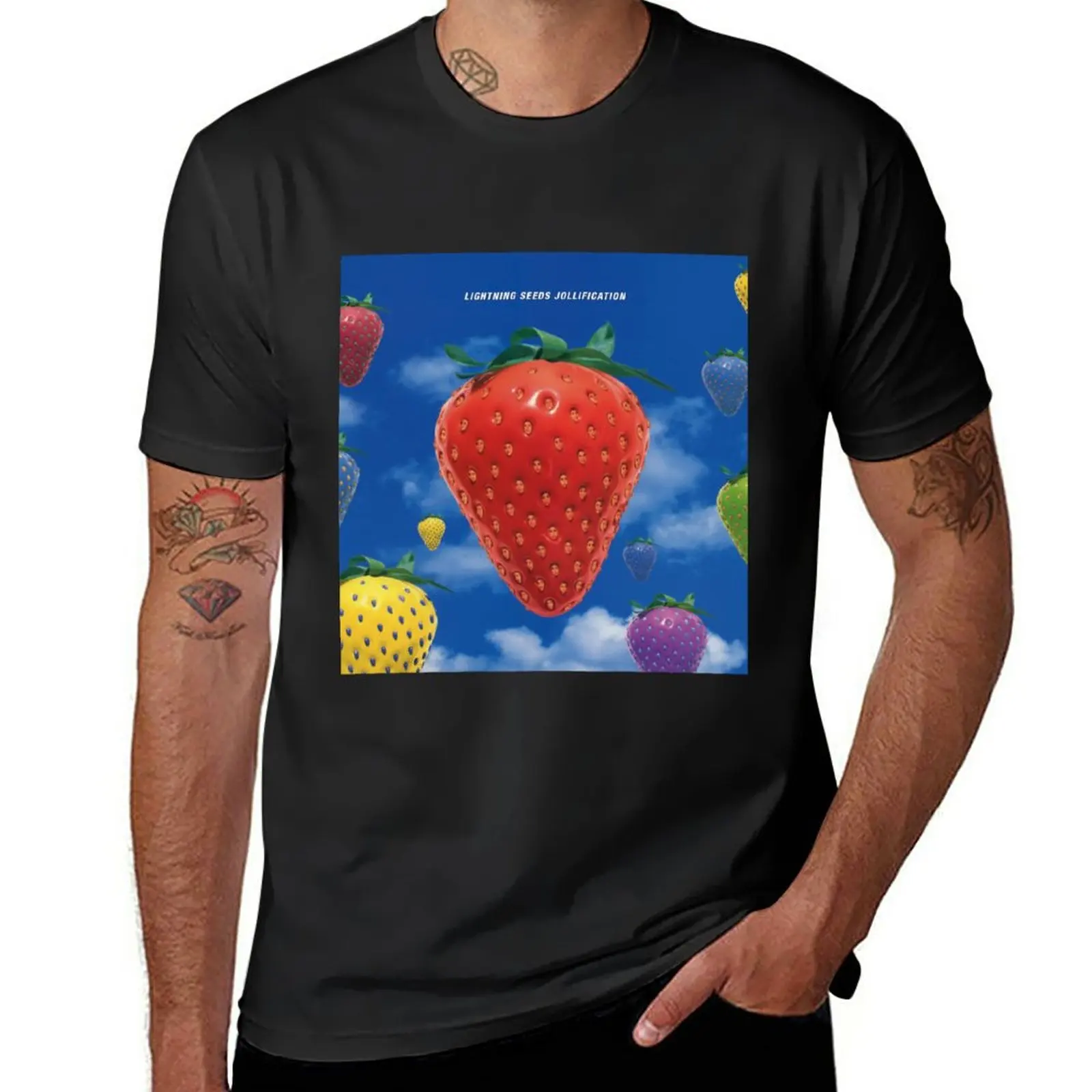 

New Lightning Seeds - Jollification T-Shirt Short sleeve tee quick drying shirt Aesthetic clothing heavy weight t shirts for men