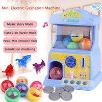 Children Electric Egg Twisting Machine Small Home Coin-operated Gashapon Machine Candy Game Machine Education Learning Toys Gift 1