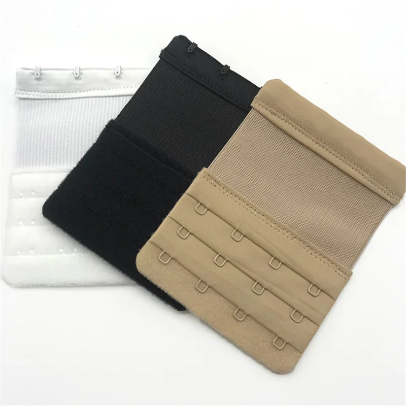 Bra Extender 3PCS Bra Extender 2/3/4 Hooks Women Elastic Bra Extension Strap Hook Clip Intimates Adjustable Lengthened Buckle Accessories